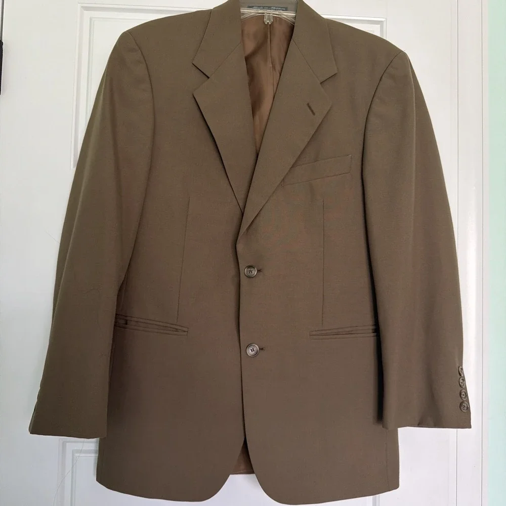 Kilburne & Finch olive green Blazer - men size 36R